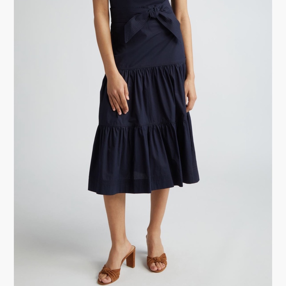 Veronica Beard Navy Sleeveless Dress - Picture 2 of 11